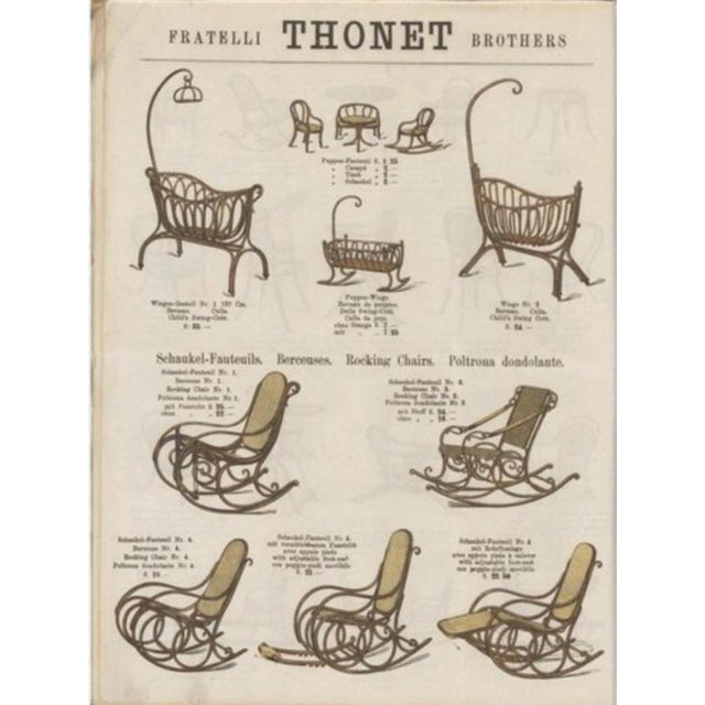 Antique Bentwood Rocking Chair from Thonet, 1890s For Sale - Image 11 of 12