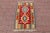 1970s Southwestern Style Geometric Design Handmade Red Oushak Accent Kilim Rug For Sale - Image 11 of 11