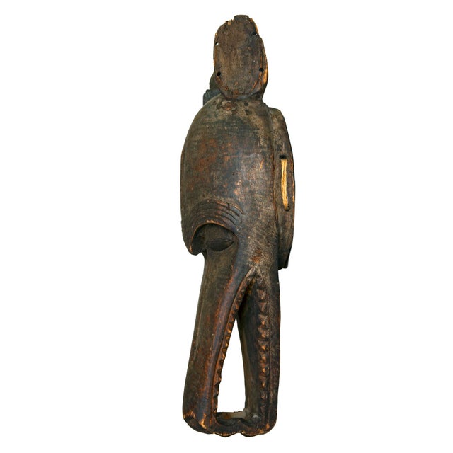 1920s 1920s Bamana Notomo Ceremonial Wood Dance Mask, Jacal For Sale - Image 5 of 8