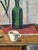 Åke Winnberg, Potted Plant and Green Bottle, 1946, Oil on Canvas, Framed For Sale - Image 9 of 16