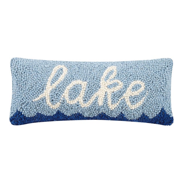 Lake Hook Pillow, 12" x 5" For Sale