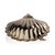 Contemporary Cap Ferrat Fan Shell Lidded Bowl with Spoon, Gold For Sale - Image 3 of 6