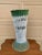 Antique Painted Wicker Umbrella Basket With Green and White Surface For Sale - Image 11 of 12