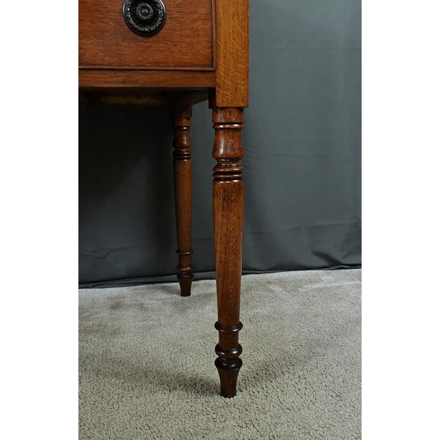 Small English Victorian Desk in Oak For Sale - Image 10 of 18