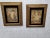 Vintage Gold Gilt Wood Framed Prints Asian King Queen Portraits Black Velvet Trim A beautiful Set of Framed Prints. If you...