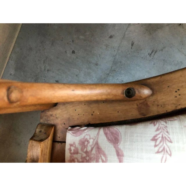 Pink Vintage Children's Rocking Chair from The King Spring For Sale - Image 8 of 12