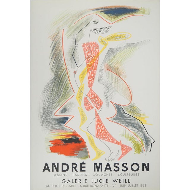 André Masson, Dance, Lithograph Poster For Sale - Image 6 of 6