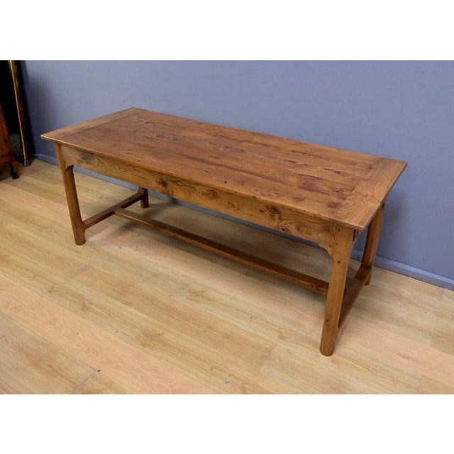 Farmhouse Table in Ash and Oak, 19th Century For Sale - Image 3 of 17
