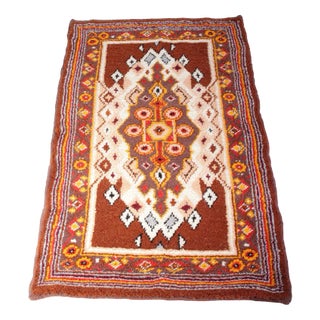 Mid-Century Czechoslovakian Wool Runner Rug, 1960s For Sale