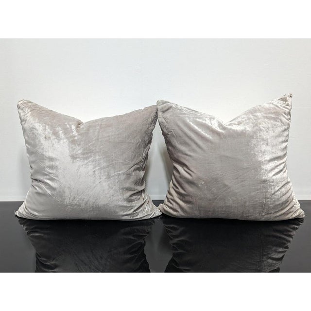 Soft Velvet Cushion Covers, Set of 2 For Sale - Image 11 of 11