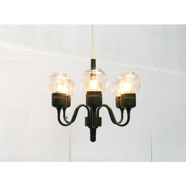 Mid-Century Swedish T526 Chandelier by Hans-Agne Jakobsson for Hans-Agne Jakobsson AB Markaryd For Sale - Image 18 of 18