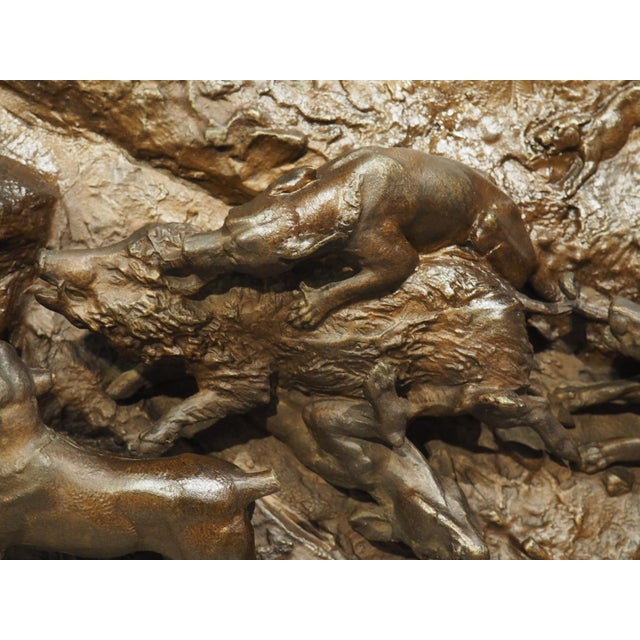 Pair of Large Antique French Oak Framed Hunt Plaques, P. Lecourtier (1851-1925) For Sale - Image 17 of 18