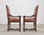 Pair of Louis XIII Baroque Style Mahogany Leather Armchairs For Sale - Image 9 of 18