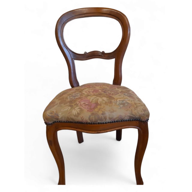 1920s Louis Philippe Chairs in Walnut, 1920s, Set of 2 For Sale - Image 5 of 18