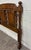 Mid 20th Century Vintage King Size Oak Panel and Spindle Headboard For Sale - Image 5 of 8
