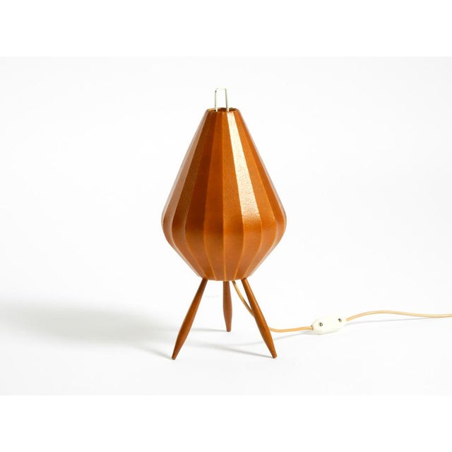 Mid-Century Modern Mid-Century Modern Tripod Cocoon Table Lamp, 1950s For Sale - Image 3 of 18