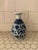 1990s Blue & White Porcelain Floral Chinoiserie Vase For Sale - Image 5 of 11