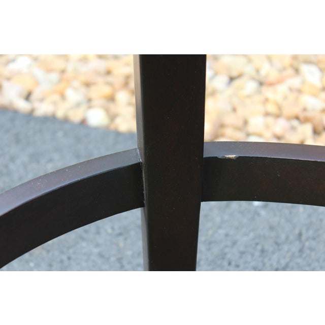 Lewis Mittman Mahogany Bar Stools—Set of 3 For Sale - Image 10 of 18