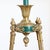 Chandelier in Gilded Bronze and Green Lacquered Metal For Sale - Image 9 of 18