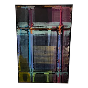 Abstract Painting by Stephen Achimore Entitled "Zepher" 1990