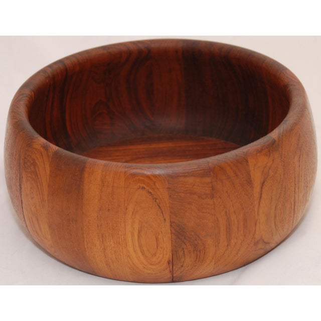 MidCentury Modern Teak Salad Bowl Chairish