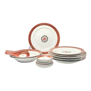 1970s Datang Tatung 25-Piece Porcelain Dinnerware Set