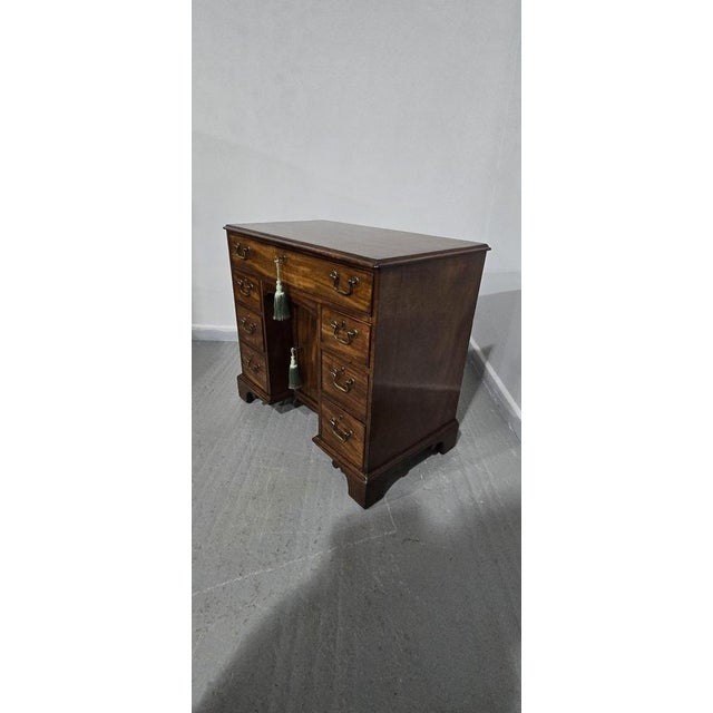 Antique Georgian Mahogany Desk, 1750 For Sale - Image 13 of 18