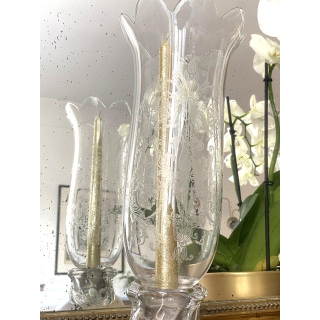 Antique Baccarat crystal candlestick or votive holder Tors Bamboo model Produced between 1950 and 1970 Baccarat France...