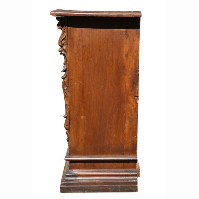 Italian Baroque Walnut Commode For Sale - Image 10 of 12