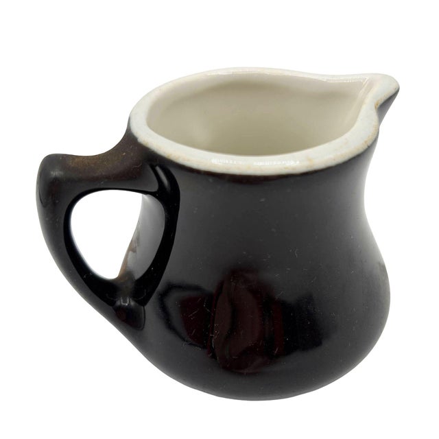Ceramic 1960s Black Ceramic Mid Century 34 Piece Dinner Plate, Cup & Tea Set For Sale - Image 7 of 13