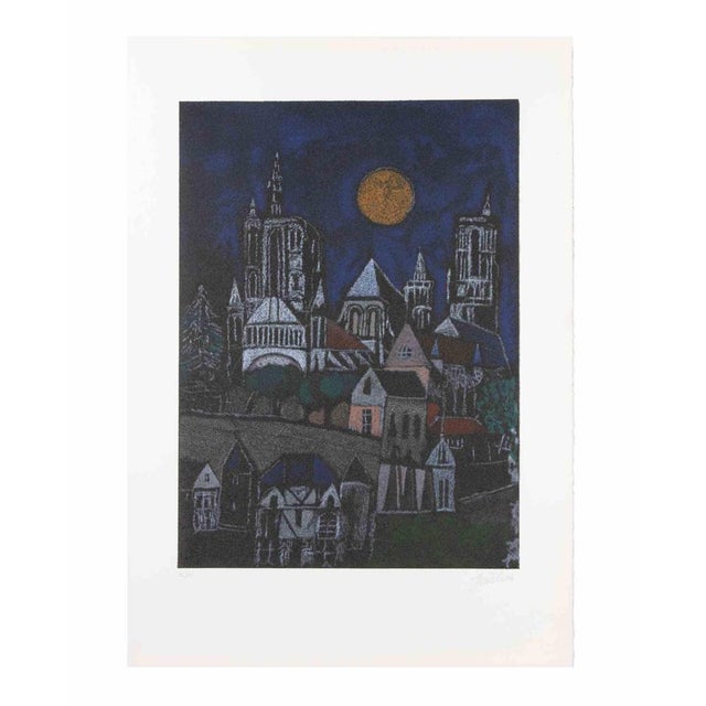 Screen print realized by Franco Gentilini in 1970s. Edition of 125. Hand signed and numbered. Belongs to the Series...