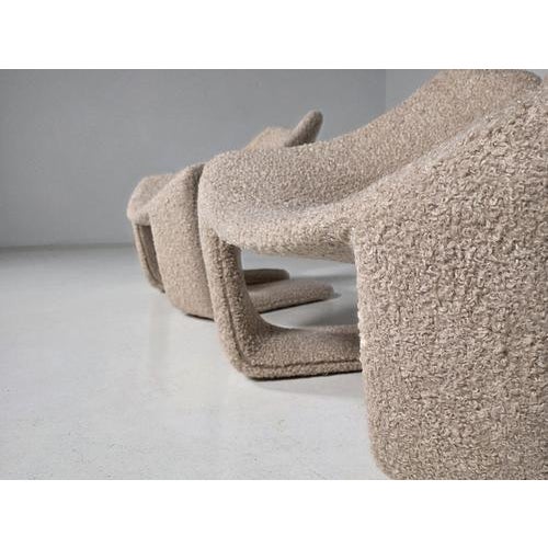 Zen Lounge Chairs by Kwok Hoi Chan for Steiner, 1970s, Set of 2 For Sale - Image 6 of 10