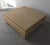 Wood 1980s Coastal Modern Rattan Wrapped Square Coffee Table For Sale - Image 7 of 11