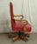 Red Mid 20th Century Fairfield Red Rolling Chair For Sale - Image 8 of 11