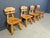 Vintage Brutalist Dutch Oak Dining Chairs, 1960s, Set of 4 For Sale - Image 9 of 14