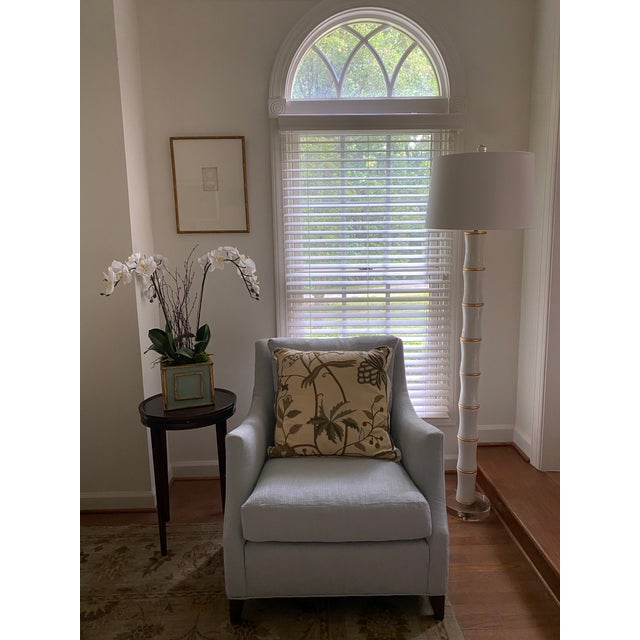 Add interest to your room with the texture and pattern of this expertly crafted pillow by Eastern Accents. A beige crewel...