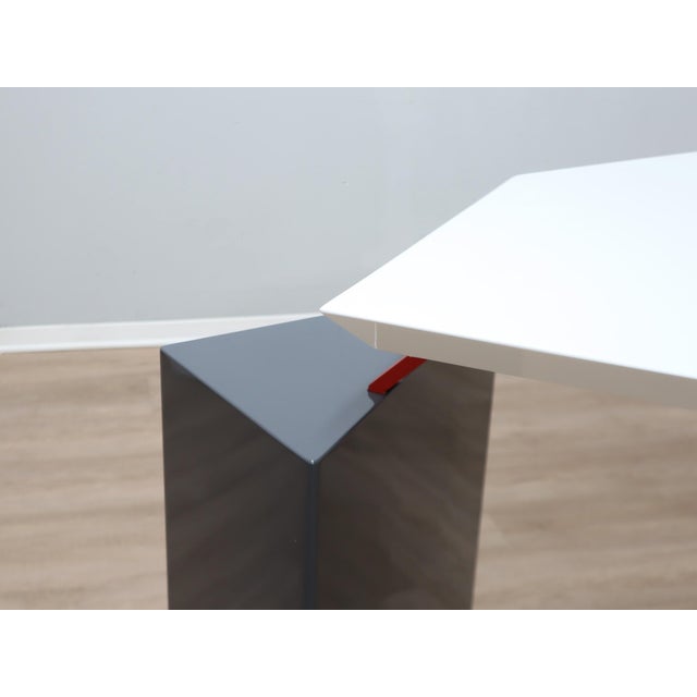 1980s Postmodern Writing Desk attributed to Franco Corradini for Saporiti, 1980s For Sale - Image 5 of 14