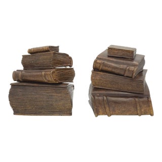 Pair of Bronze Bookends, Circa 1920 For Sale
