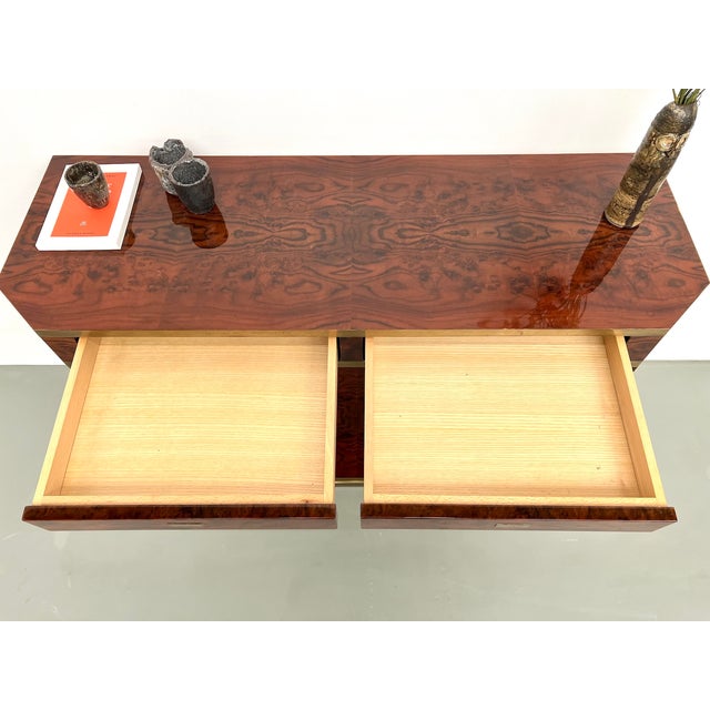 Lacquered Console by Jean Claude Mahey, 1970s For Sale - Image 17 of 18