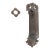 Mid 20th Century Arts & Crafts Bronze Door Pull With Cylinder Lock Cover For Sale