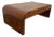 Early 20th Century Art Deco Brazilian Rosewood Veneer Waterfall Six-Drawer Coffee Table For Sale