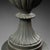 1930s Cast Iron Medici Vases on Art Deco Columns, 1930s, Set of 2 For Sale - Image 5 of 8