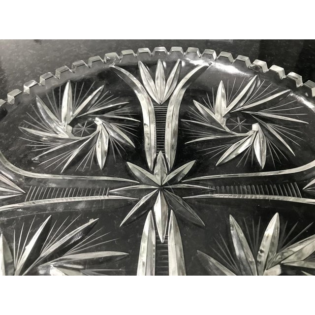 1970s Hand-Cut Crystal Plate, 1970s For Sale - Image 5 of 18