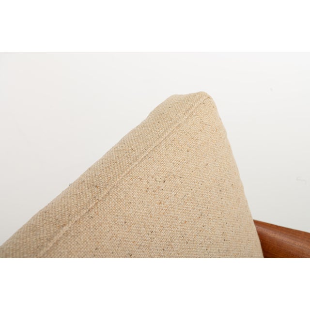 Easy Chairs and Ottoman by Illum Wikkelsø for Niels Eilersen, Denmark, 1960s, Set of 3 For Sale - Image 6 of 12