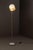 Reflex floor lamp by united alabaster dimensions: ⌀ 28 x h 184 cm (customizable height) materials: alabaster, copper (matt...