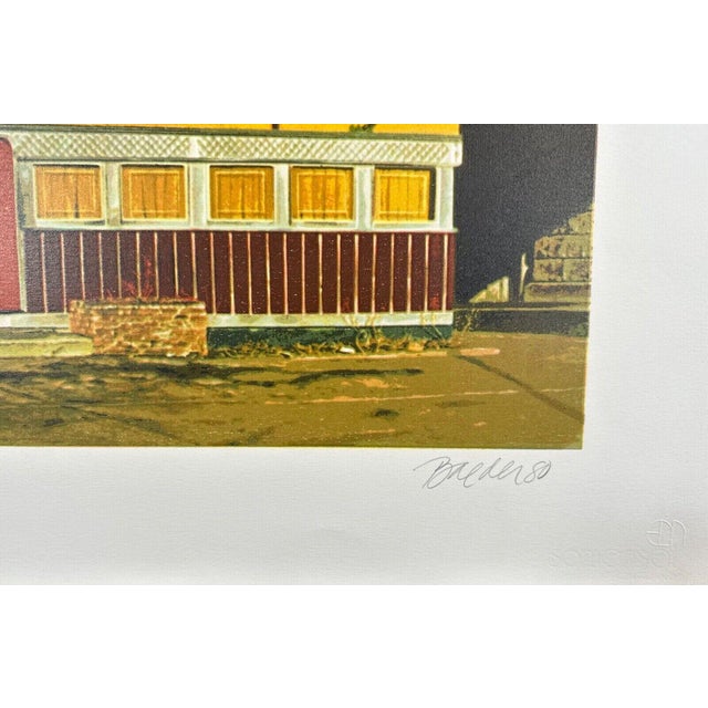 Artist: John Baeder Title: Vista Mar Inn Medium: Screenprint Signed: Hand Signed Edition: From the edition of 250...
