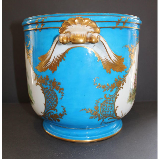 Cachepots in Porcelain from Sevres, 18th Century, Set of 2 For Sale - Image 13 of 16