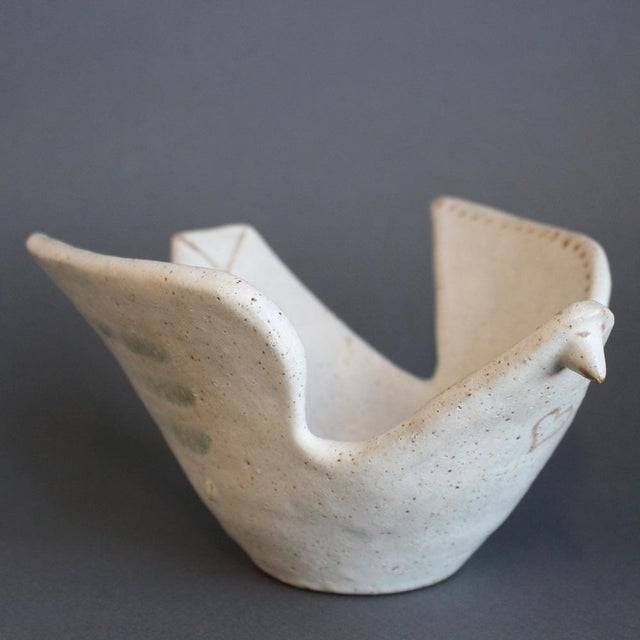 Vintage Italian Ceramic Dove by Bruno Gambone, 1970s, in None conditions. Designed 1970 to 1979