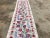 1990s Deco Suzani Handmade Red and Off-White Crochet Table Runner For Sale - Image 5 of 7