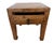 Antique Elm Low Stool With Storage Drawer For Sale In Chicago - Image 6 of 11